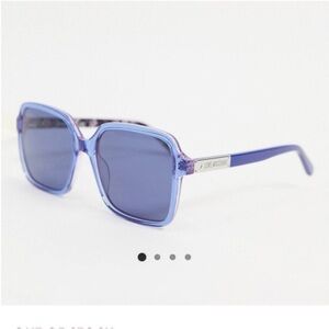 Love Moschino Lavender Blue Square-Frame Sunglasses